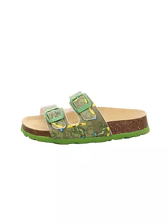 SUPERFIT | Kinder Hausschuhe | olive